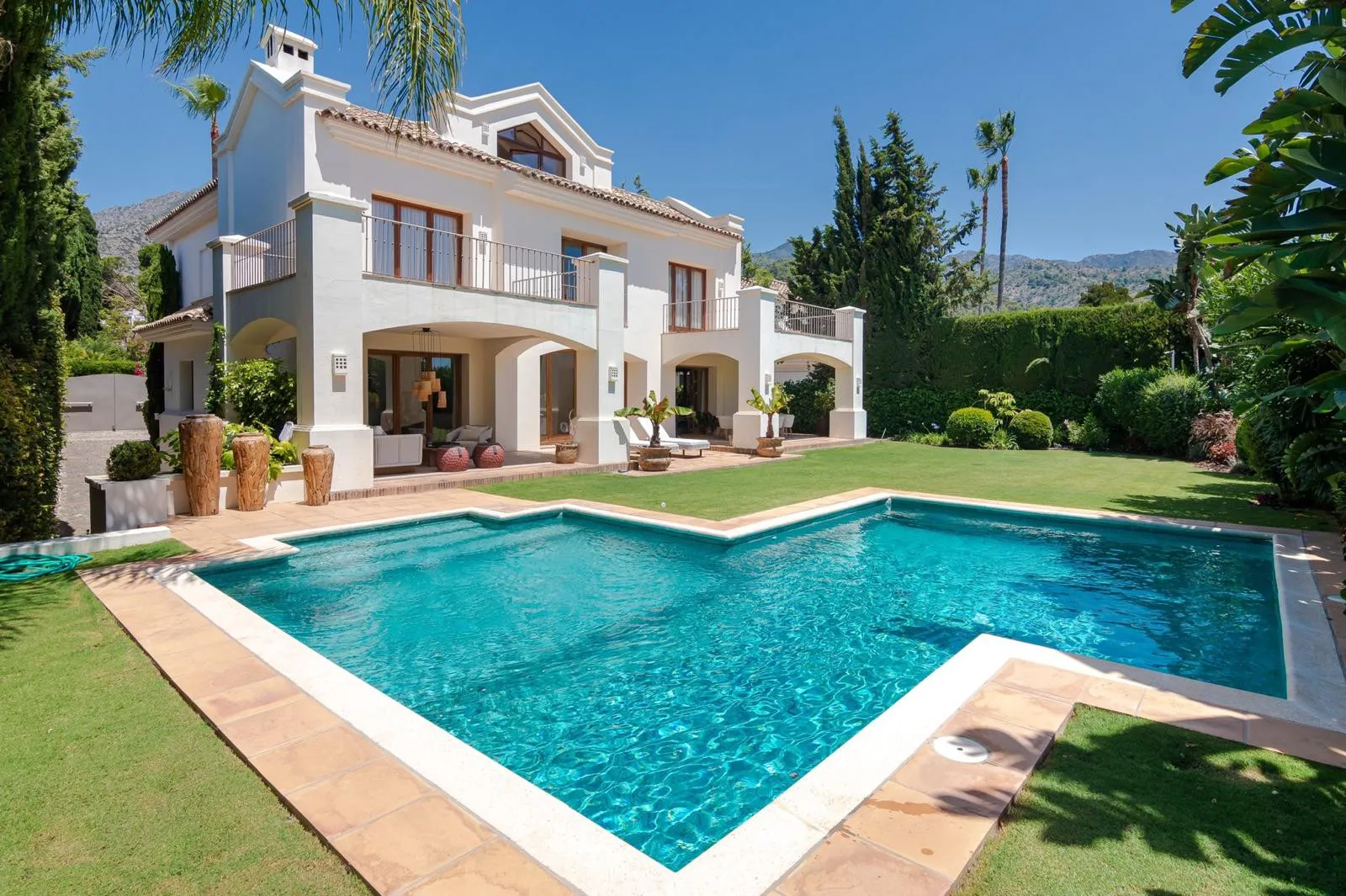 Villa MILA — exterior view, Marbella, Malaga.