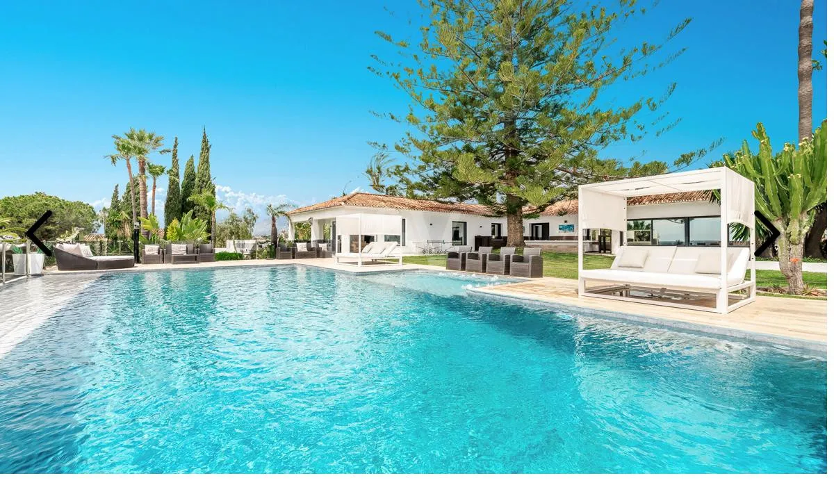 Villa LEVANTE — exterior view, Elviria Hills, Marbella.