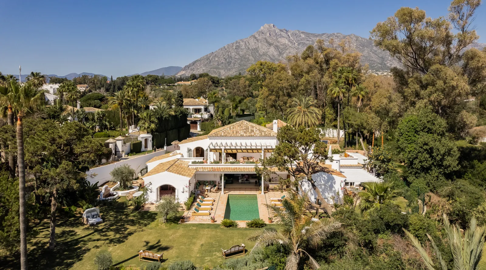 Villa ALAMAR — exterior view, Beach Side Golden Mile, Marbella.