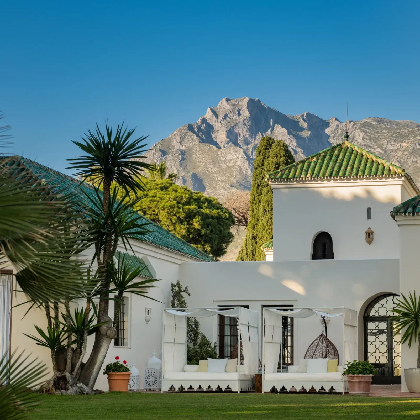 Villa DALIA — exterior view, Marbella, Malaga.