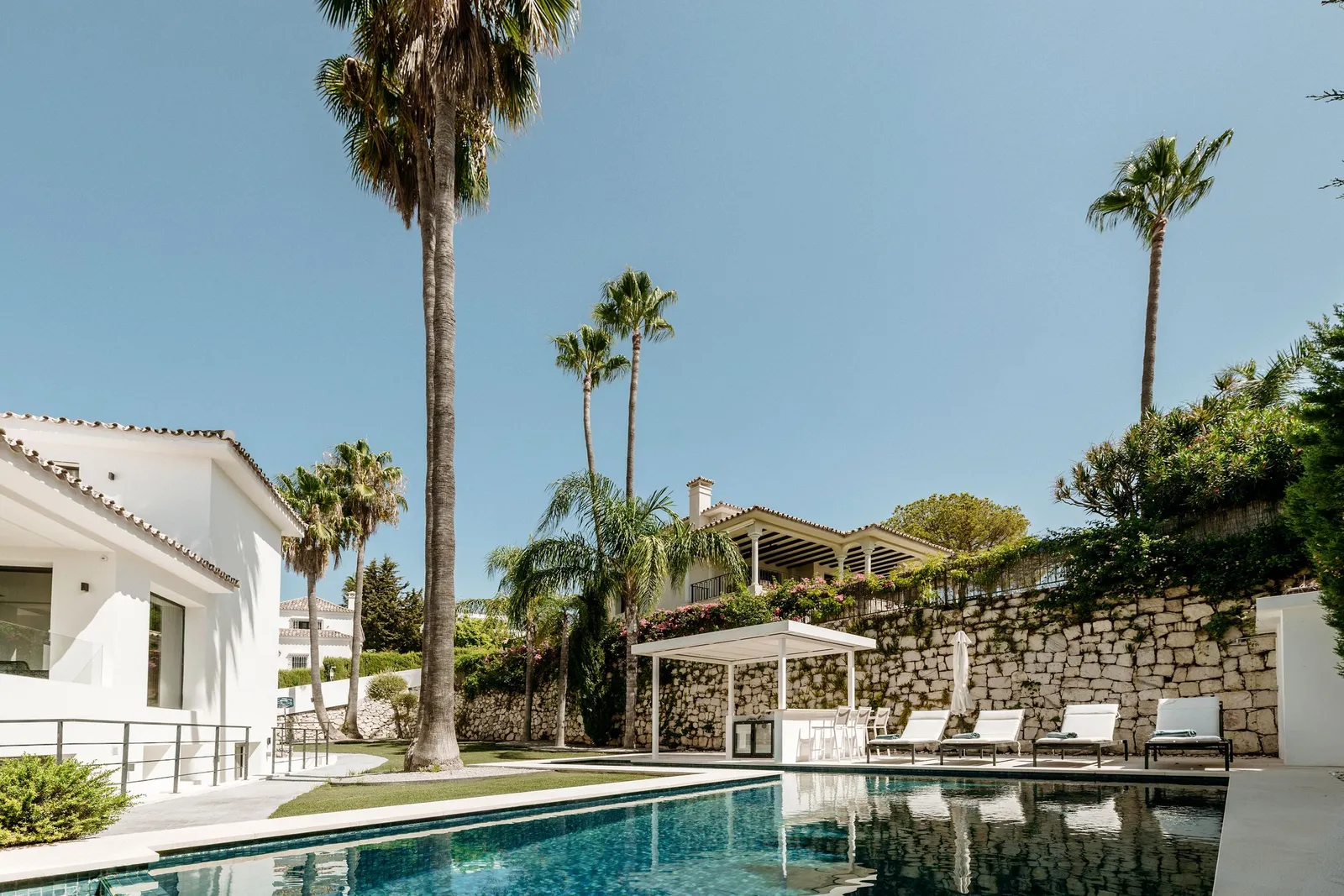 Villa BONA — exterior view, Marbella, Malaga.