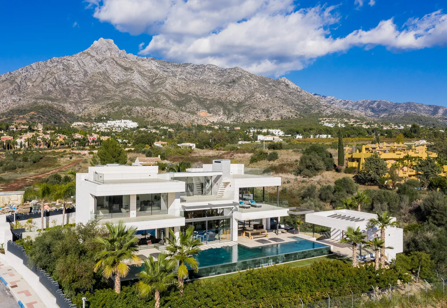 Villa ICON — exterior view, Marbella, Malaga.