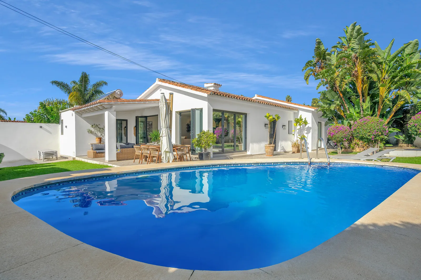 Villa NEST — exterior view, San Pedro de Alcantara, Malaga.